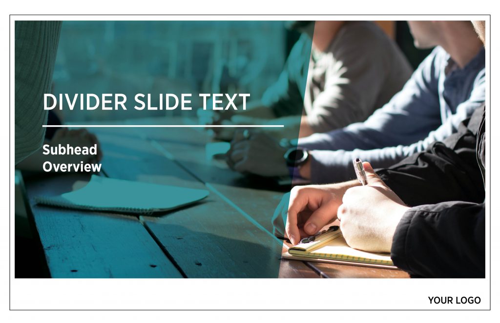 PowerPoint divider slide