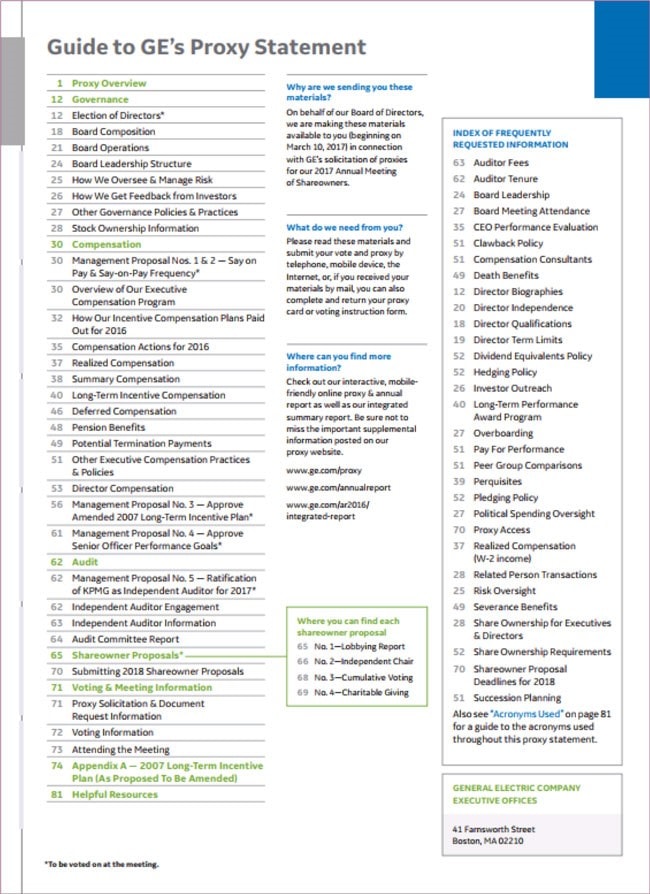 Improving Your Proxy Statement’s Reader Experience D&E